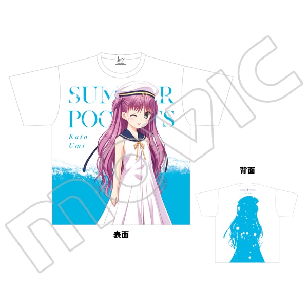 Summer Pockets　フルグラフィックTシャツ　加藤うみ