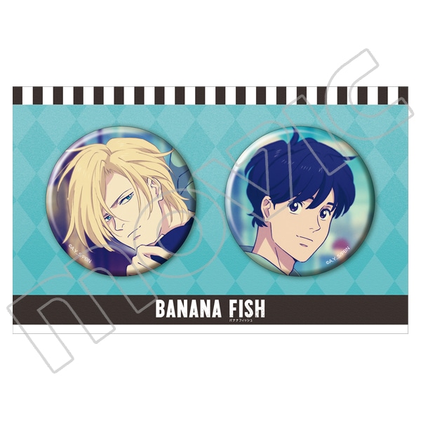 BANANA FISH 缶バッジセット アッシュ＆英二: キャラグッズ