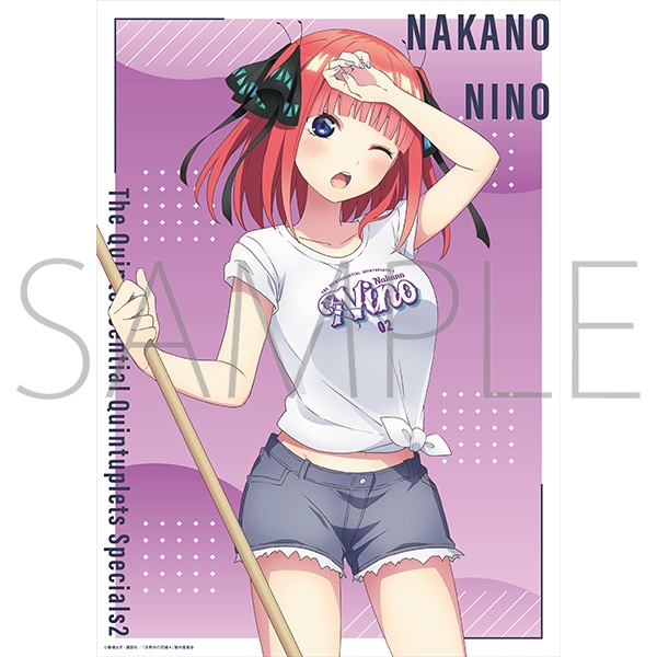五等分の花嫁展 クリアポスター 当選品 中野二乃