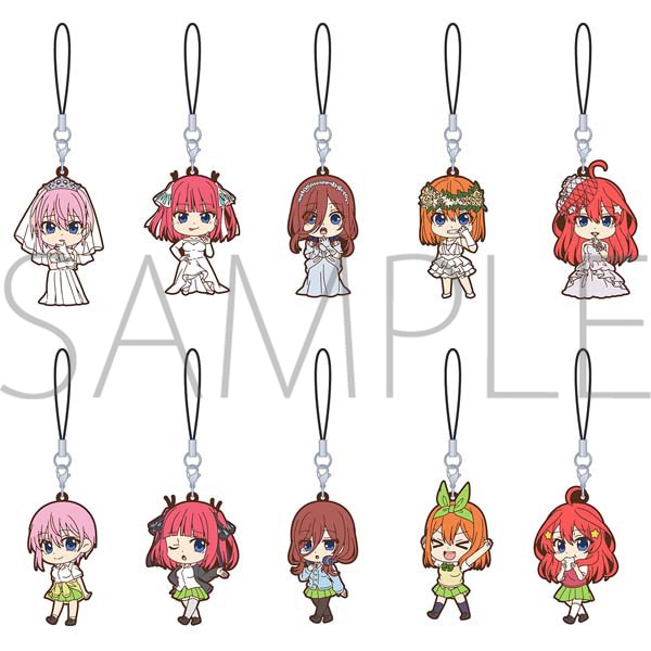 五等分の花嫁　ラバーストラップコレクション　五等分の花嫁展　限定