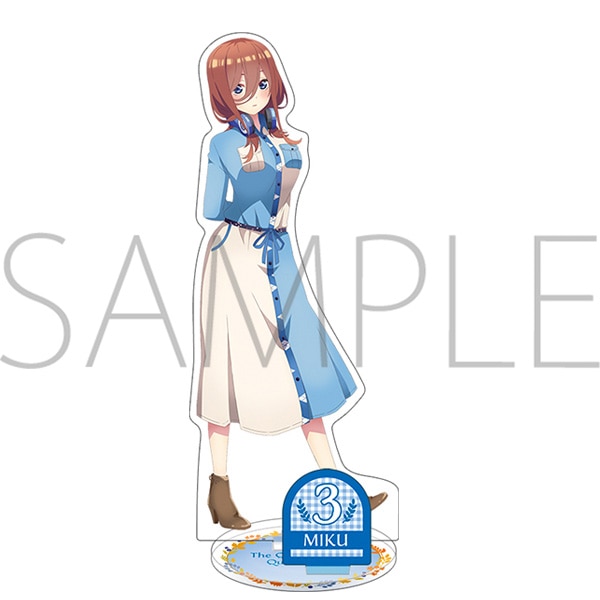 五等分の花嫁 アパレルコラボ 中野三玖アクリルスタンド-