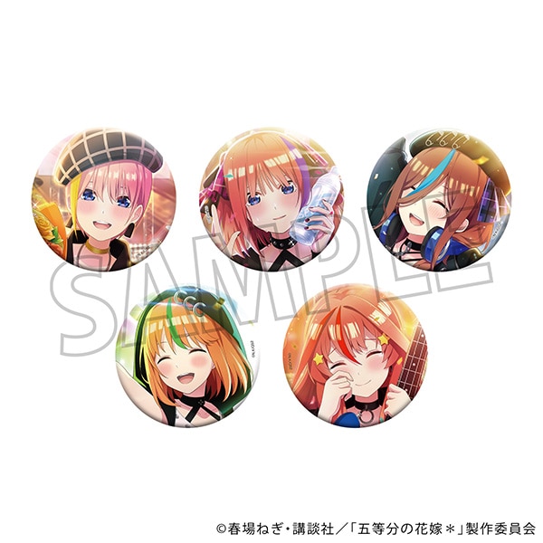 五等分の花嫁* 缶バッジセット(ガールズバンド)