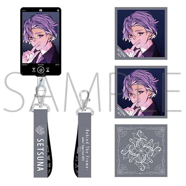 華Doll* -Behind The Frame- Anthos* Stage Event 2023 事前通販 フォンタブ&スマホステッカー3枚入りセット 八代刹那【受注生産商品】