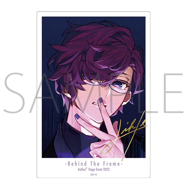 華Doll* -Behind The Frame- Anthos* Stage Event 2023 事前通販 サイン入りアクリルプレート 灯堂理人【受注生産商品】