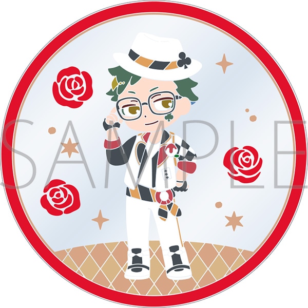 ディズニー ツイステッドワンダーランド ザ アニメーション クリアラバーコースター/トレイ・クローバー