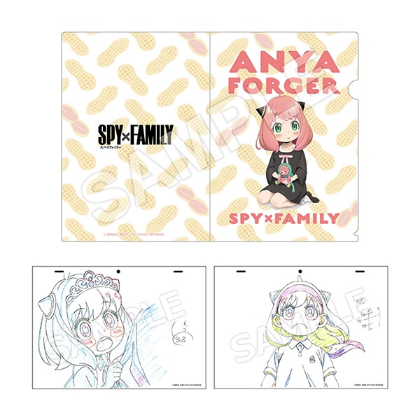 WIT×CLW アニメSPY×FAMILY SHOP　複製原画シート付きクリアファイル