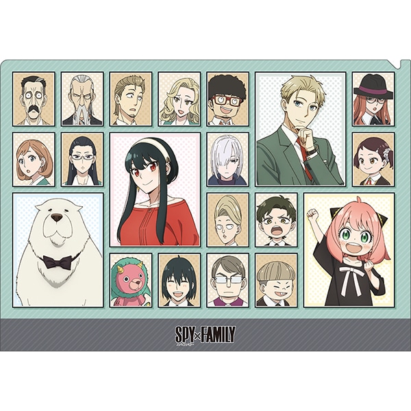 WIT×CLW アニメSPY×FAMILY SHOP　クリアファイル　CHARACTER
