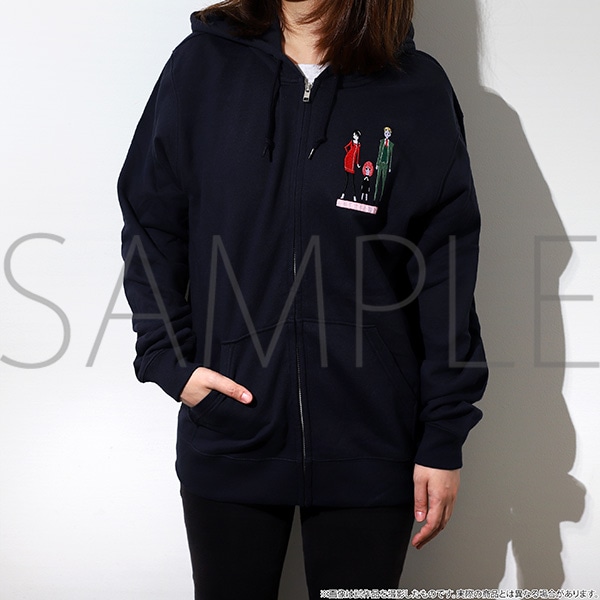WIT×CLW アニメSPY×FAMILY SHOP　パーカー　フォージャー家　DEEP NAVY
