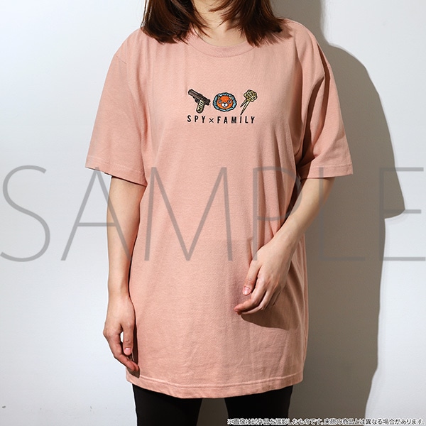 WIT×CLW アニメSPY×FAMILY SHOP　Tシャツ　モチーフ　PINK