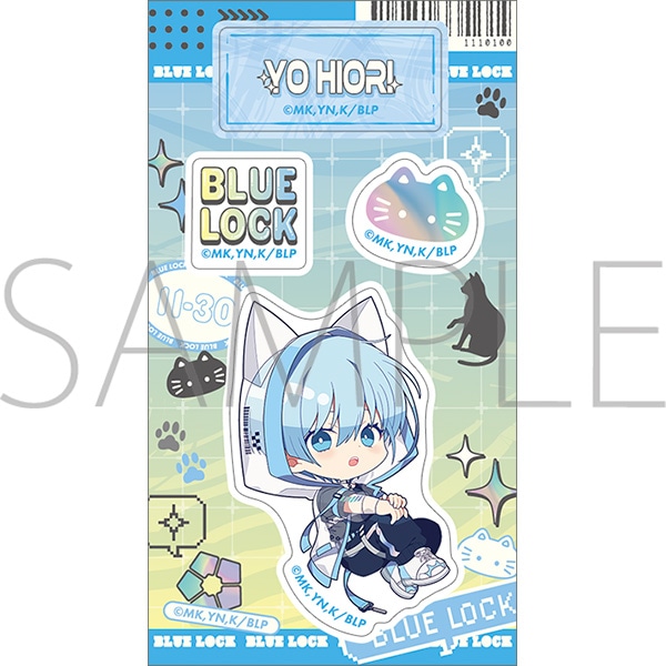 ブルーロック2期 アクリルダイカットステッカー/氷織 羊 Cyber Cat