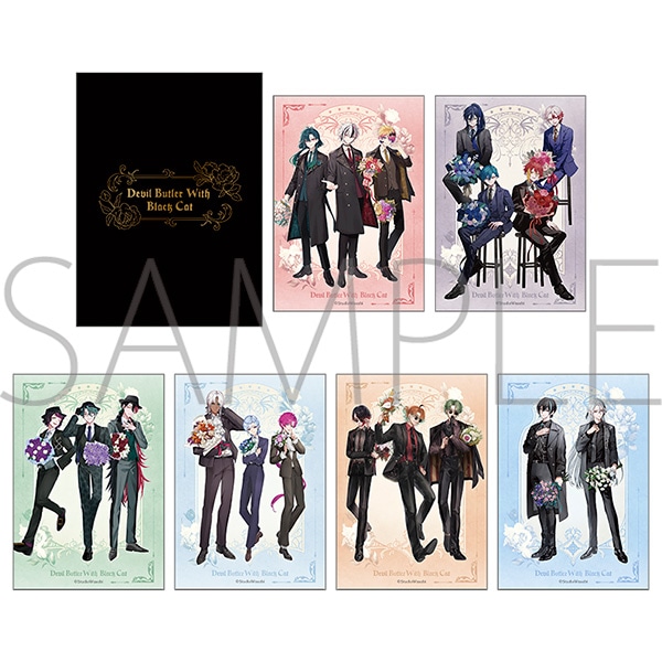 悪魔執事と黒い猫 台紙付きブロマイドセット/4th Anniversary