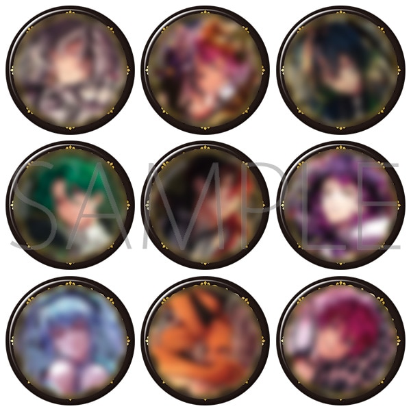 悪魔執事と黒い猫 箔押しキャラバッジコレクション/4th Anniversary A