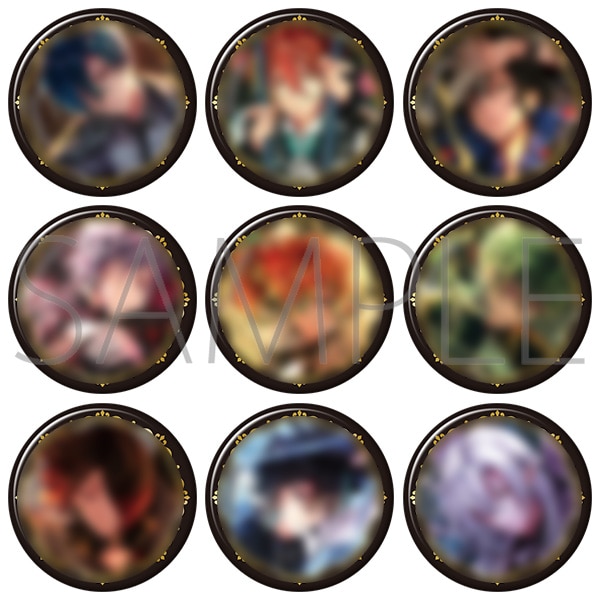 悪魔執事と黒い猫 箔押しキャラバッジコレクション/4th Anniversary B