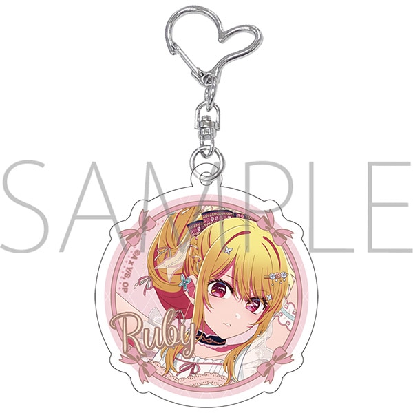 【推しの子】 ホログラムアクリルキーホルダー/Balletcore style ルビー