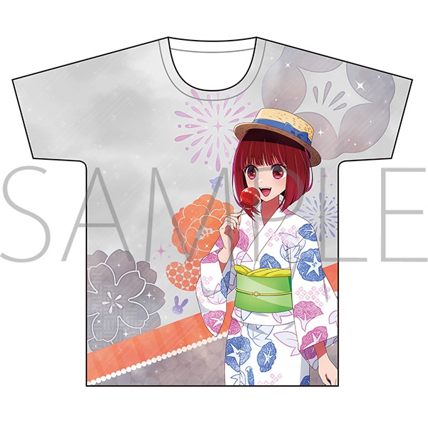 推しの子】 フルグラフィックTシャツ 有馬かな: キャラグッズ