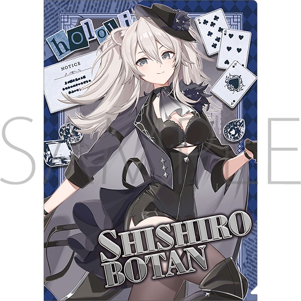 クリアファイル 獅白ぼたん hololive‐探偵と怪盗、美術館に仕掛けられた謎‐事後通販