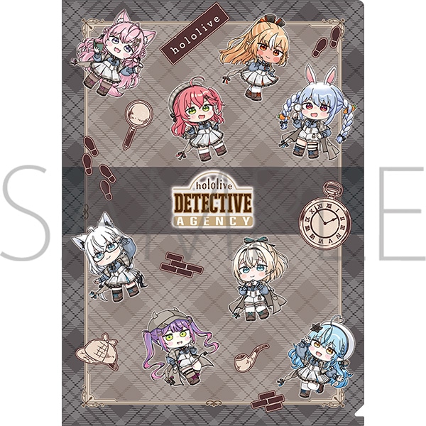 クリアファイル ミニキャラ ver. hololive‐探偵と怪盗、美術館に仕掛けられた謎‐事後通販