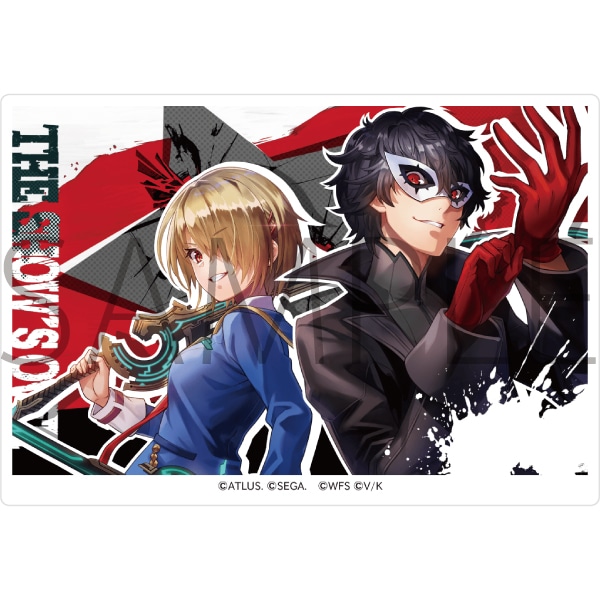 ヘブンバーンズレッド×ペルソナ5 ザ・ロイヤル コラボ ステッカー/茅森&ジョーカー
