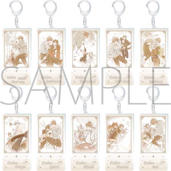 NU: カーニバル チケット風アクリルキーホルダーコレクション: キャラ