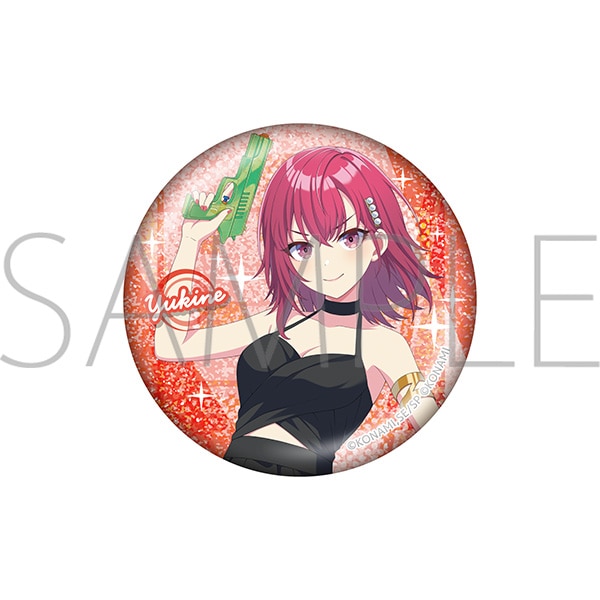 シャインポスト グリッター缶バッジ/祇園寺 雪音 1st Anniversary