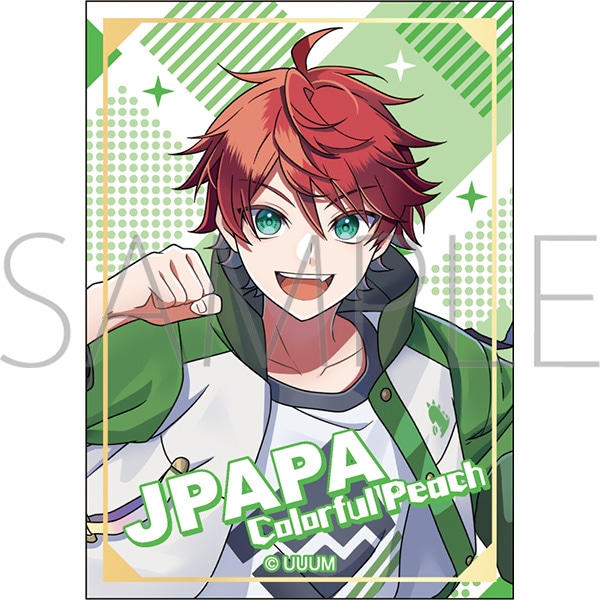 カラフルピーチ　ステッカー／じゃぱぱ