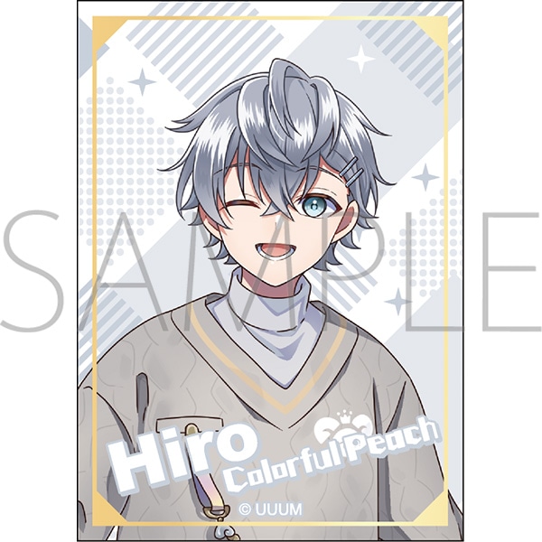 カラフルピーチ　ステッカー／ヒロ