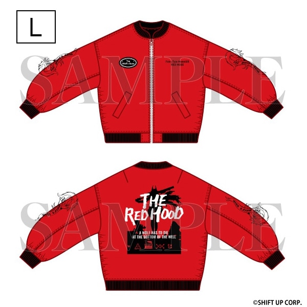 L】MA-1ジャケット【RED HOODS】NIKKE 2nd Exhibition: 会場受注