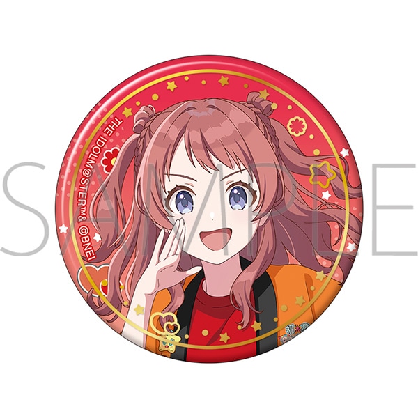 学園アイドルマスター 箔押し缶バッジ/花海咲季 初星文化祭フェア