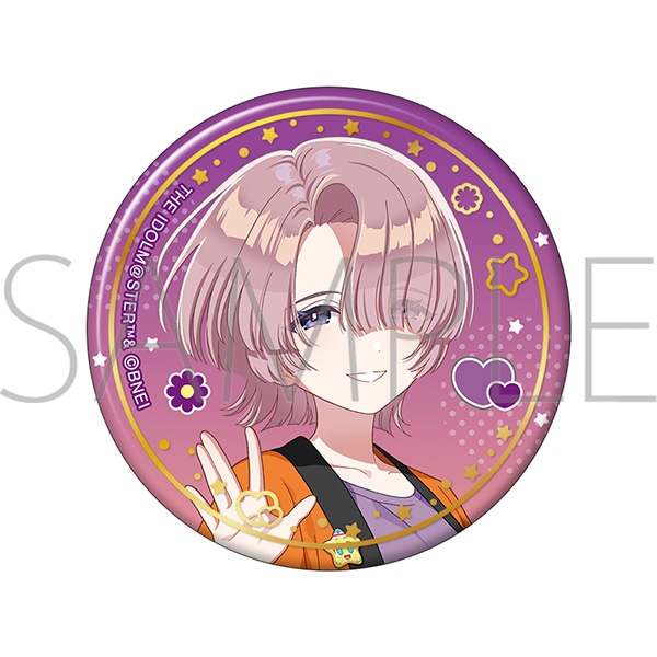 学園アイドルマスター 箔押し缶バッジ/有村麻央 初星文化祭フェア