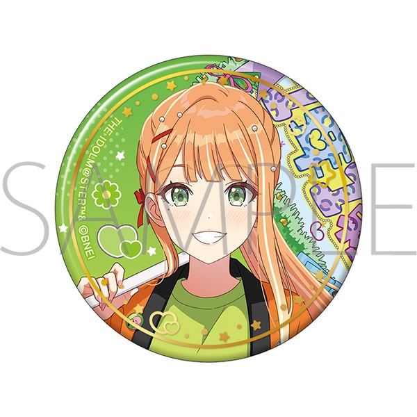学園アイドルマスター 箔押し缶バッジ/紫雲清夏 初星文化祭フェア