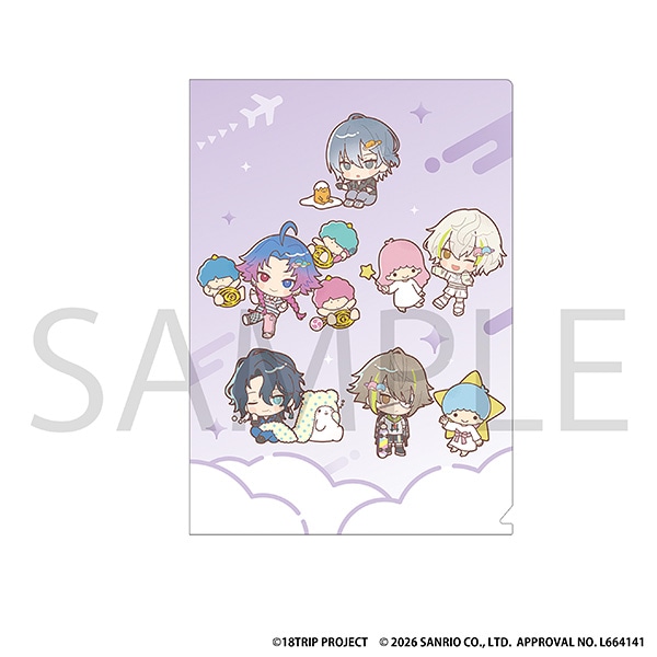 18TRIP クリアファイル/夜班 サンリオキャラクターズ