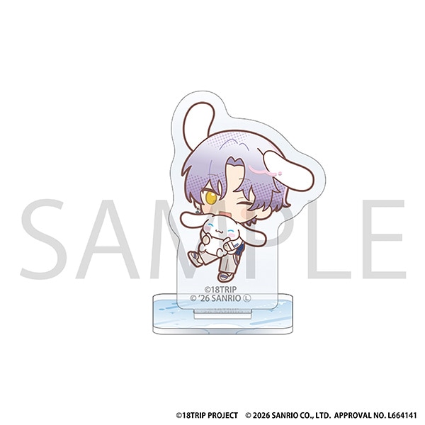 18TRIP ミニアクリルスタンド/大黒 可不可×シナモロール サンリオキャラクターズ