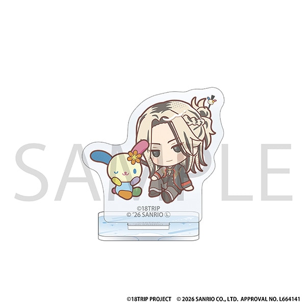 18TRIP ミニアクリルスタンド/鹿 礼光×ウサハナ サンリオキャラクターズ