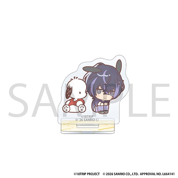18TRIP ミニアクリルスタンド/衣川 季肋×ポチャッコ サンリオキャラクターズ
