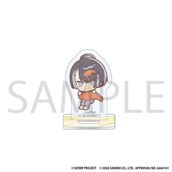 18TRIP ミニアクリルスタンド/輝矢 宗氏×KIRIMIちゃん. サンリオキャラクターズ