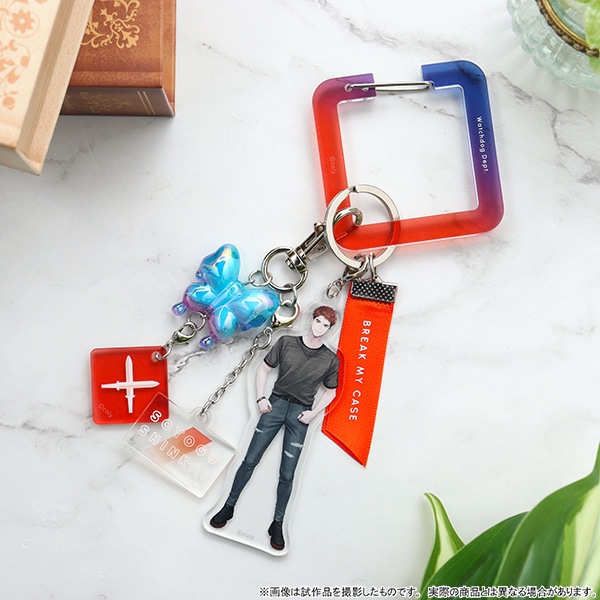 ブレイクマイケース カラビナ付きキーホルダー/新開戦