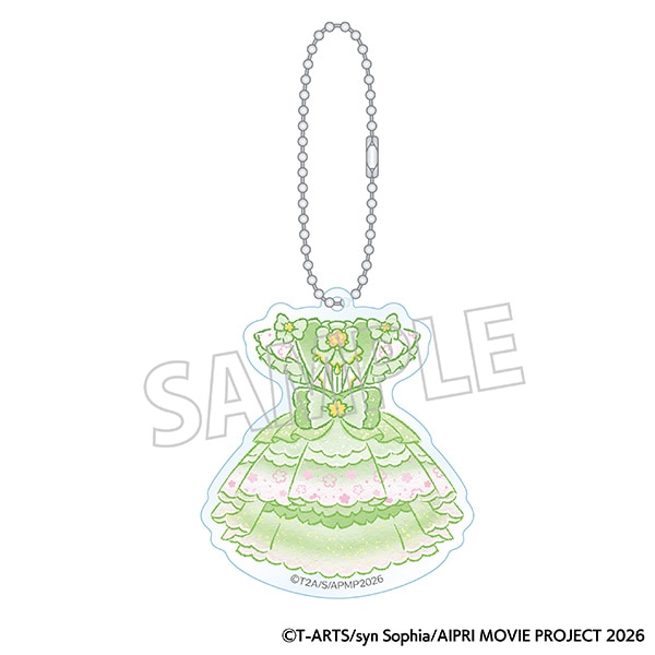 映画ひみつのアイプリ まんかいバズリウムライブ! コーデアクリルキーホルダー/D