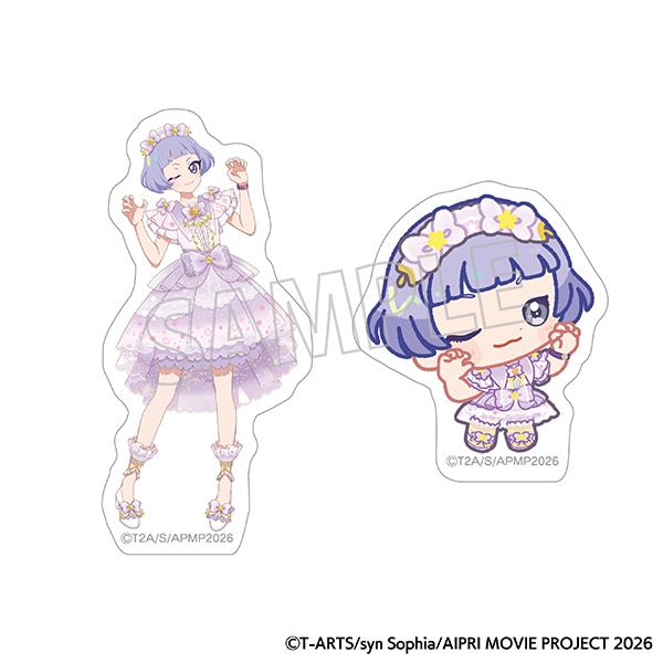 映画ひみつのアイプリ まんかいバズリウムライブ! ステッカーセット/チィ