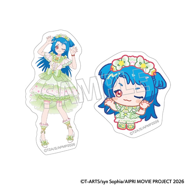 映画ひみつのアイプリ まんかいバズリウムライブ! ステッカーセット/ビビ