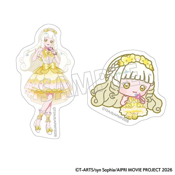 映画ひみつのアイプリ まんかいバズリウムライブ! ステッカーセット/つむぎ