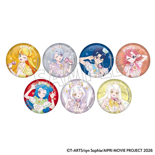 映画ひみつのアイプリ まんかいバズリウムライブ! ホログラムキャラバッジコレクション/B