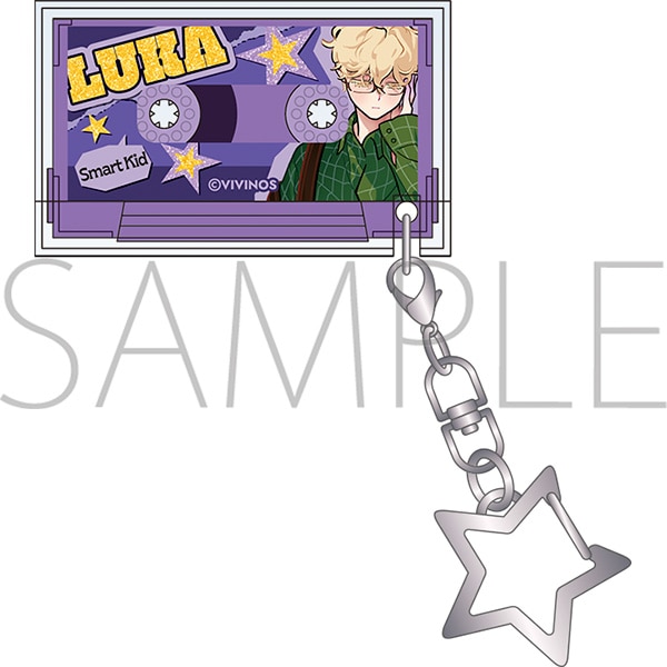 ALIEN STAGE カセット形キーホルダー/LUKA ルカ Find your Plus One!