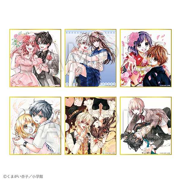 ミニ色紙コレクション くまがい杏子(全6種) 水瀬藍&くまがい杏子画業20周年記念原画展〜みなくま展〜 事後通販