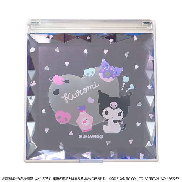 サンリオキャラクターズ　クロミ　シンプルかわいいレイアウト　ジュエルミラー