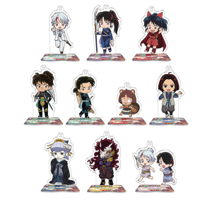 犬夜叉　アニメの軌跡展　キャラバッジコレクション12種 BOX】犬夜叉×半妖の夜叉姫－アニメの軌跡展－ キャラバッジ
