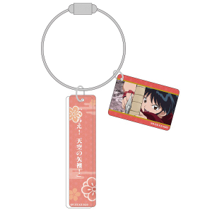 犬夜叉×半妖の夜叉姫−アニメの軌跡展− メモリアルプレートキーホルダー もろは