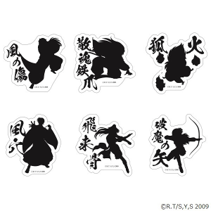 犬夜叉-アニメの軌跡展- ステッカーセットA