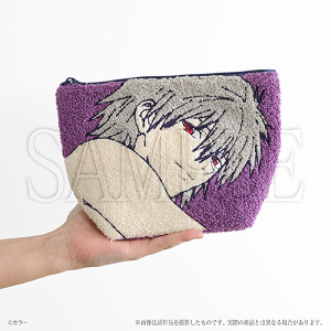 サガラ刺繍ポーチ 渚カヲル ヱヴァンゲリヲン新劇場版 『エヴァンゲリオン』シリーズ30th記念 最後のシ者 渚カヲル展 事後通販