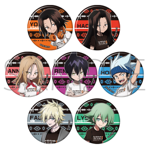 SHAMAN KING 缶バッジセット 蓮＆ホロホロ＆チョコラブ＆リゼルグ＆ジャンヌ: キャラグッズ｜ムービック（movic）