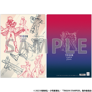 アニメ】原画クリアファイル／A TRIGUN STAMPEDE EXHIBITION
